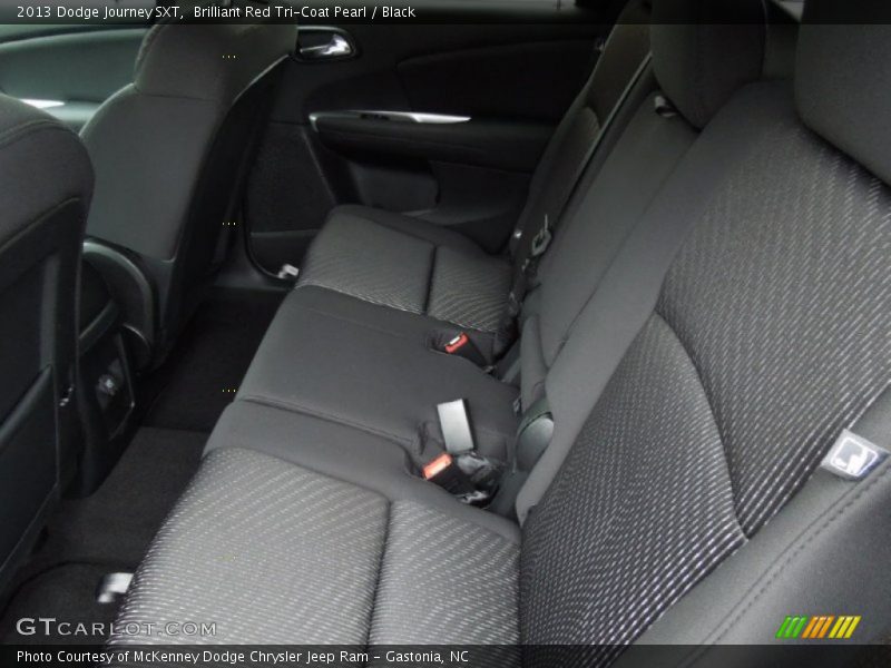 Brilliant Red Tri-Coat Pearl / Black 2013 Dodge Journey SXT