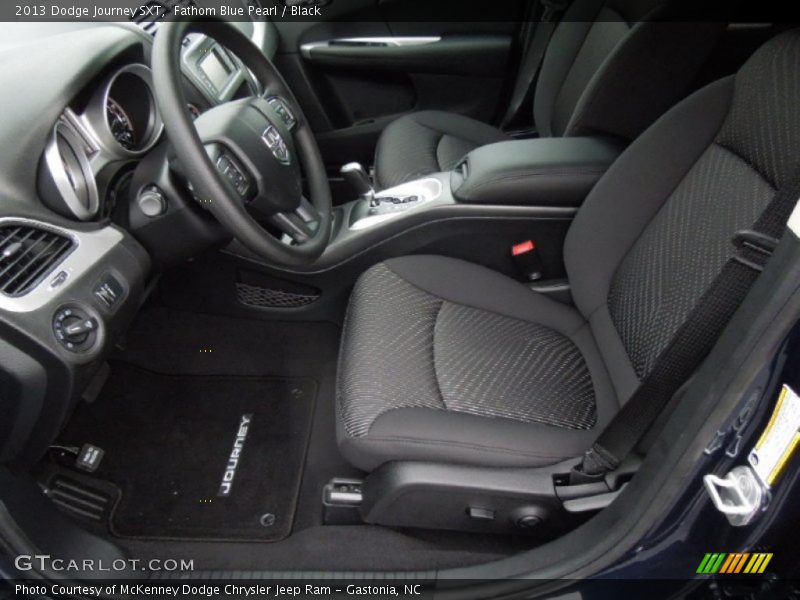 Fathom Blue Pearl / Black 2013 Dodge Journey SXT