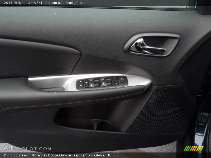 Fathom Blue Pearl / Black 2013 Dodge Journey SXT