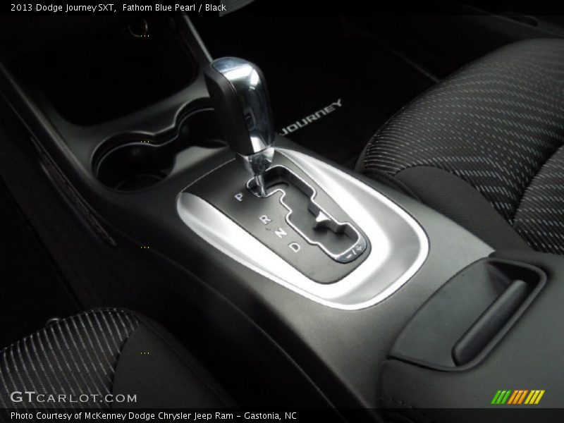 Fathom Blue Pearl / Black 2013 Dodge Journey SXT