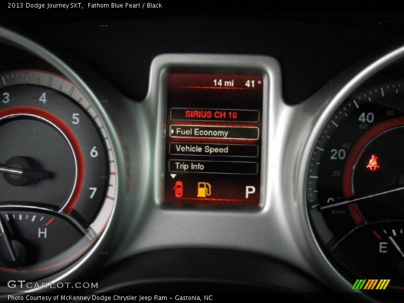 Fathom Blue Pearl / Black 2013 Dodge Journey SXT