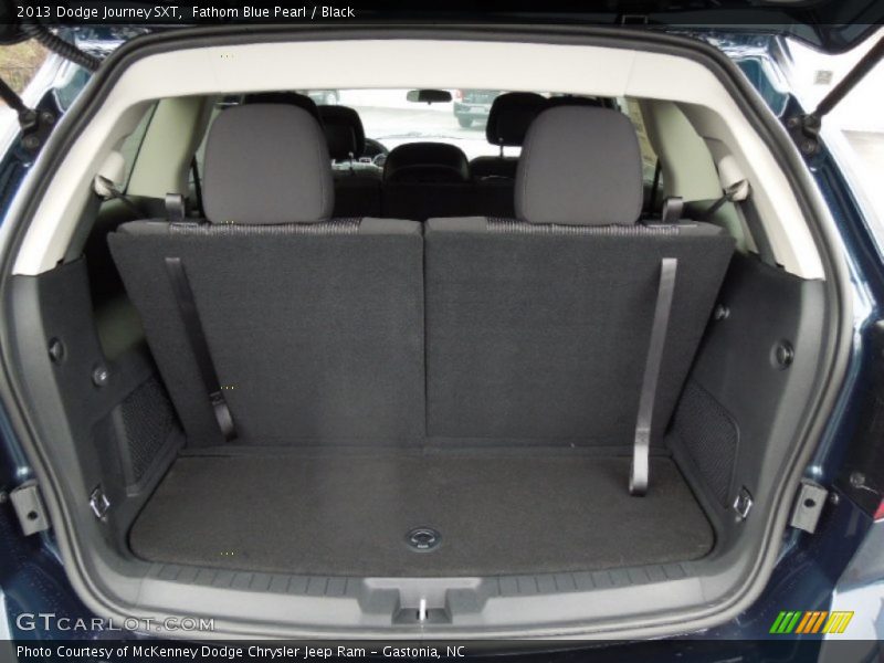 Fathom Blue Pearl / Black 2013 Dodge Journey SXT