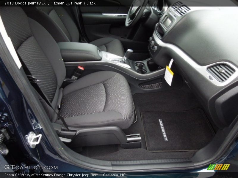 Fathom Blue Pearl / Black 2013 Dodge Journey SXT