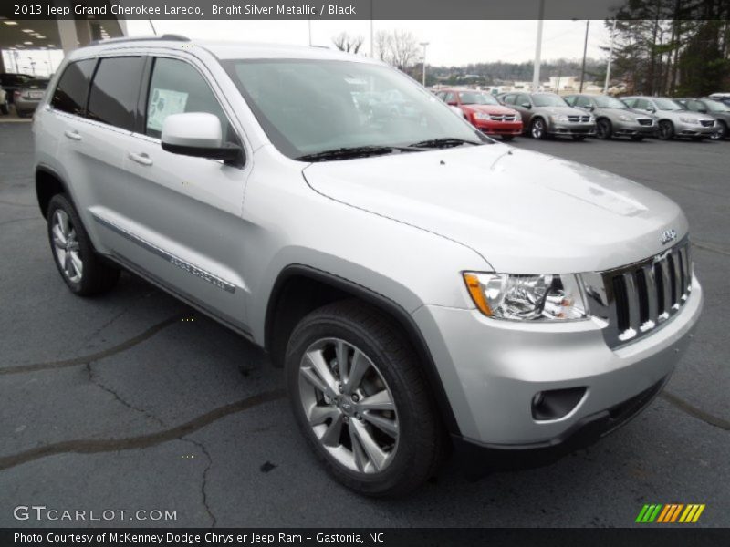 Bright Silver Metallic / Black 2013 Jeep Grand Cherokee Laredo