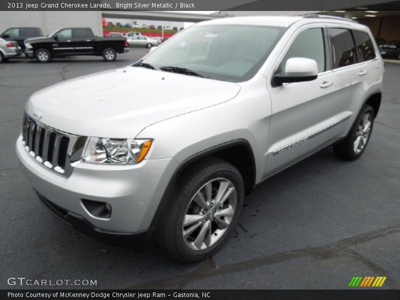 Bright Silver Metallic / Black 2013 Jeep Grand Cherokee Laredo