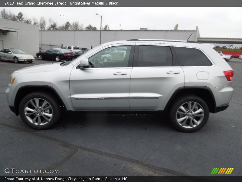 Bright Silver Metallic / Black 2013 Jeep Grand Cherokee Laredo