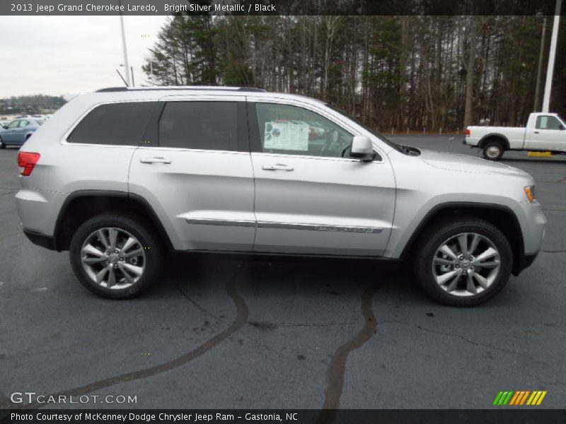 Bright Silver Metallic / Black 2013 Jeep Grand Cherokee Laredo