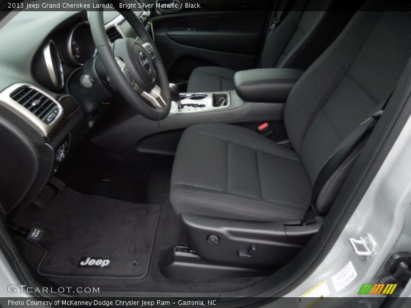 Bright Silver Metallic / Black 2013 Jeep Grand Cherokee Laredo