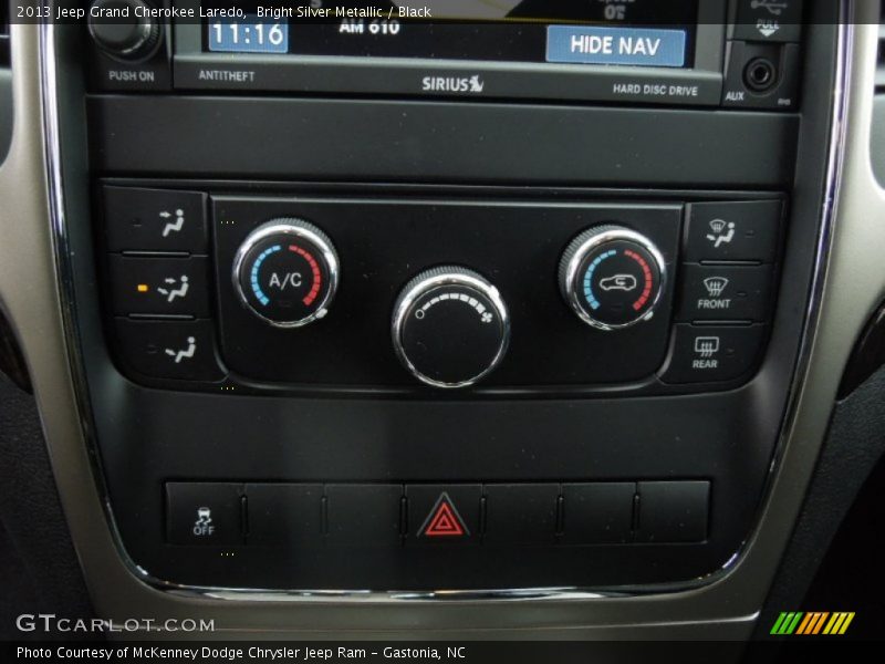 Bright Silver Metallic / Black 2013 Jeep Grand Cherokee Laredo