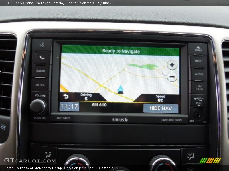 Bright Silver Metallic / Black 2013 Jeep Grand Cherokee Laredo