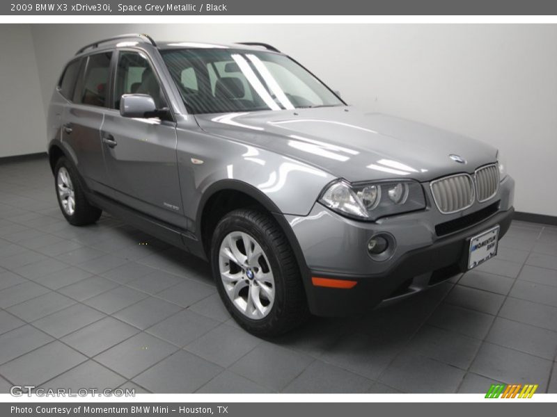 Space Grey Metallic / Black 2009 BMW X3 xDrive30i