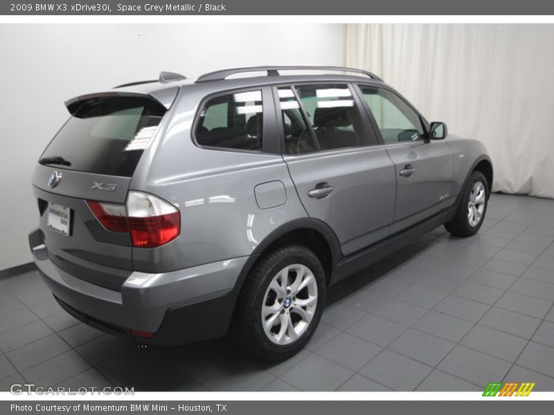 Space Grey Metallic / Black 2009 BMW X3 xDrive30i
