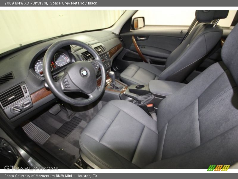 Space Grey Metallic / Black 2009 BMW X3 xDrive30i