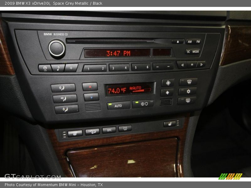 Space Grey Metallic / Black 2009 BMW X3 xDrive30i