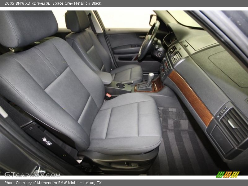 Space Grey Metallic / Black 2009 BMW X3 xDrive30i