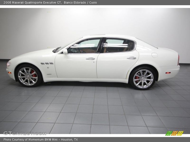 Bianco Eldorado / Cuoio 2008 Maserati Quattroporte Executive GT