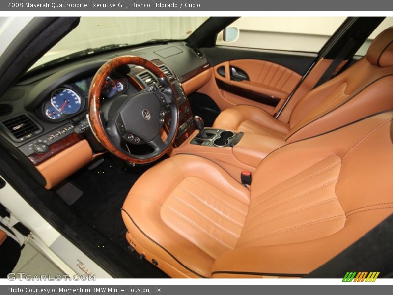 Bianco Eldorado / Cuoio 2008 Maserati Quattroporte Executive GT