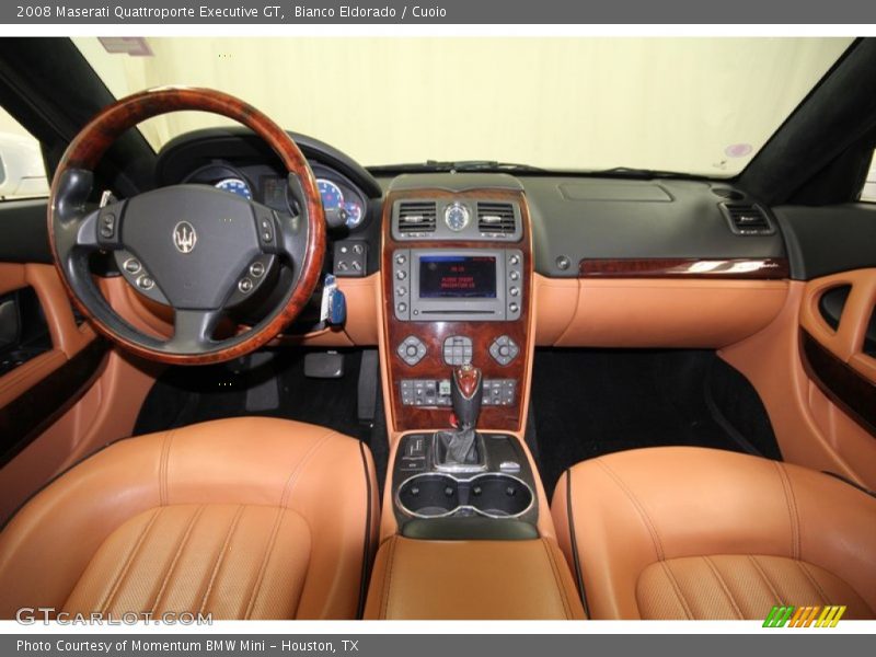 Bianco Eldorado / Cuoio 2008 Maserati Quattroporte Executive GT