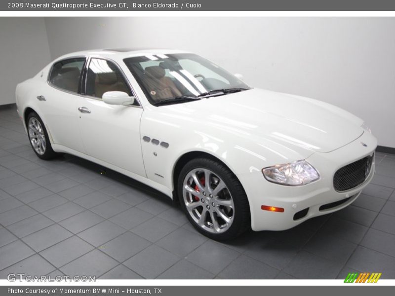 Bianco Eldorado / Cuoio 2008 Maserati Quattroporte Executive GT