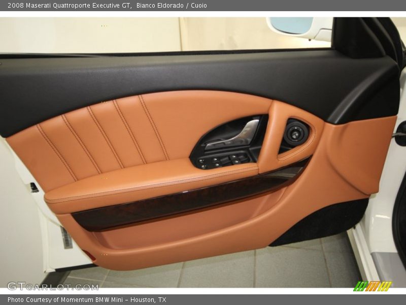 Bianco Eldorado / Cuoio 2008 Maserati Quattroporte Executive GT