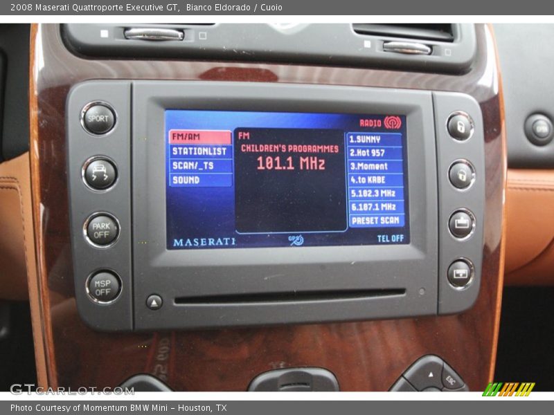 Bianco Eldorado / Cuoio 2008 Maserati Quattroporte Executive GT