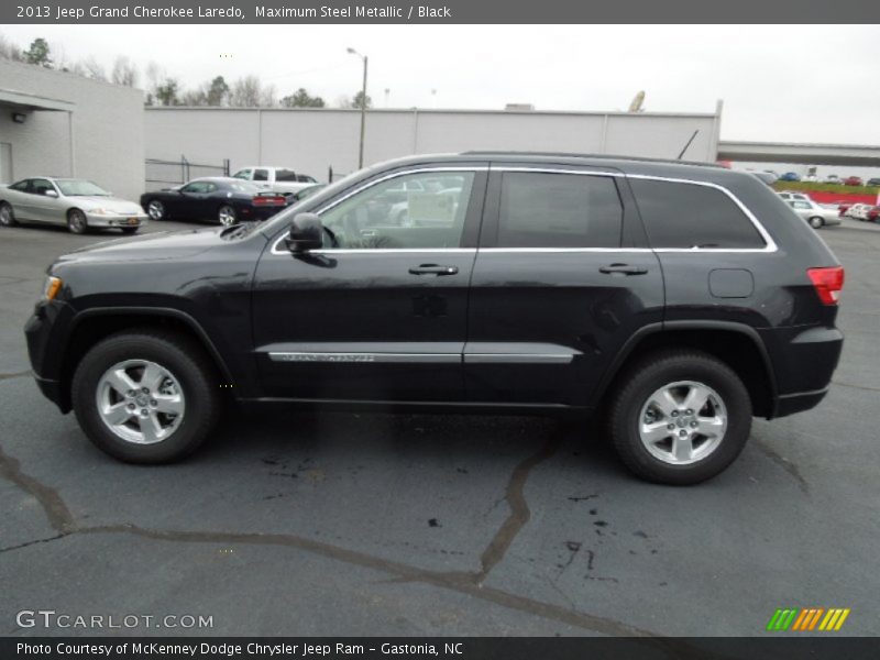 Maximum Steel Metallic / Black 2013 Jeep Grand Cherokee Laredo