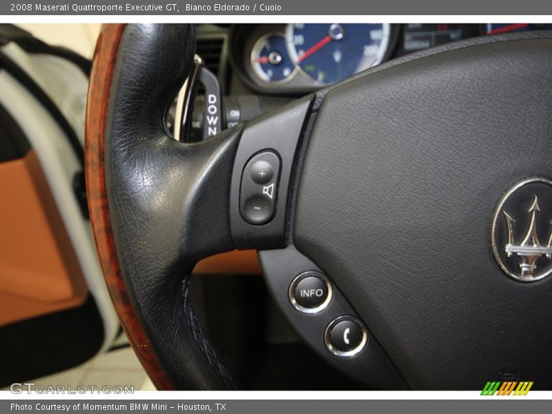 Bianco Eldorado / Cuoio 2008 Maserati Quattroporte Executive GT
