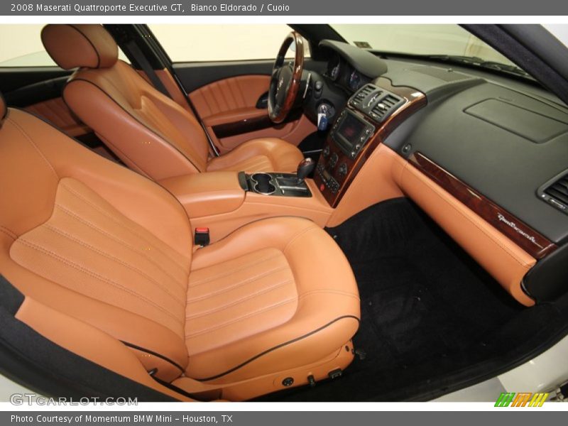Bianco Eldorado / Cuoio 2008 Maserati Quattroporte Executive GT
