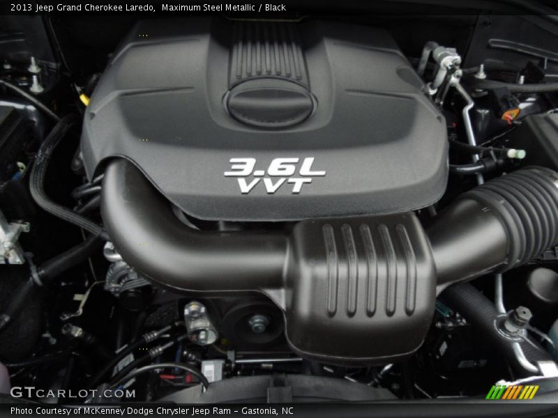 Maximum Steel Metallic / Black 2013 Jeep Grand Cherokee Laredo