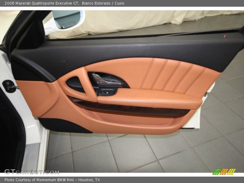 Bianco Eldorado / Cuoio 2008 Maserati Quattroporte Executive GT