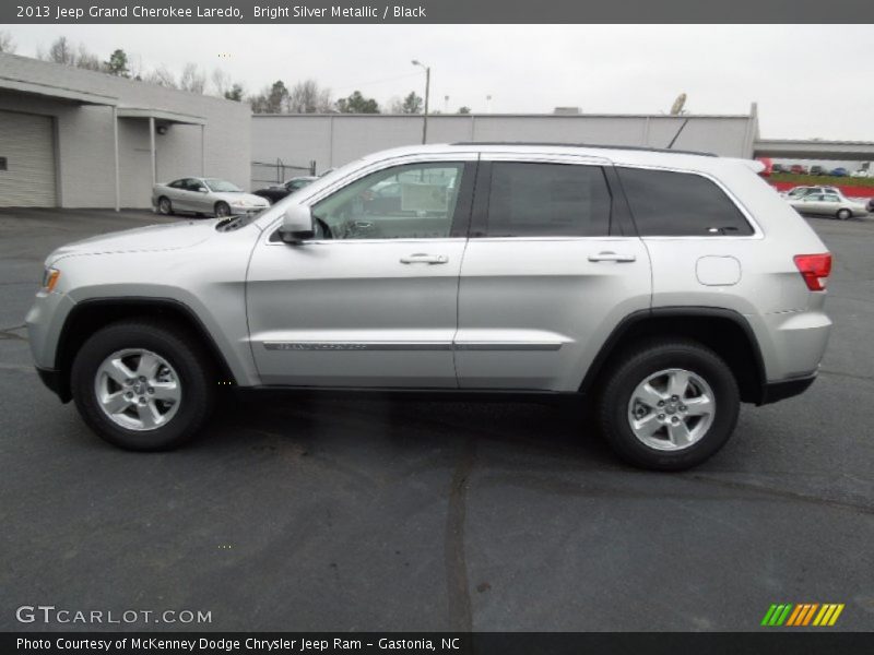 Bright Silver Metallic / Black 2013 Jeep Grand Cherokee Laredo