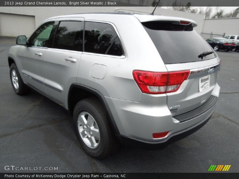Bright Silver Metallic / Black 2013 Jeep Grand Cherokee Laredo