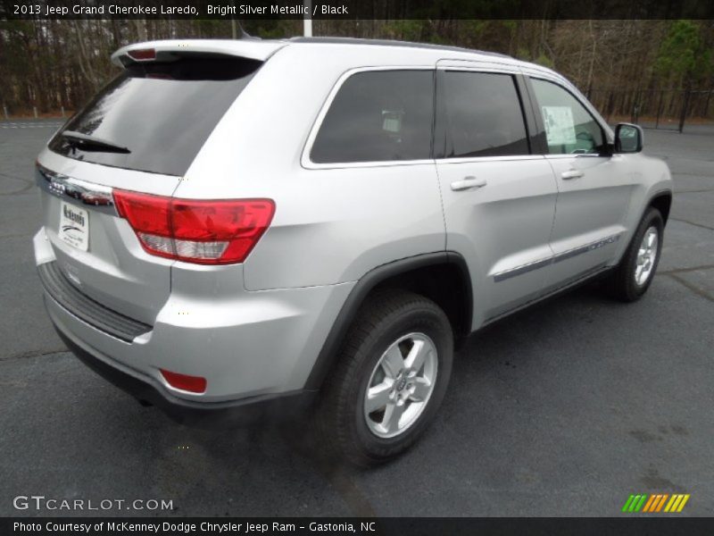 Bright Silver Metallic / Black 2013 Jeep Grand Cherokee Laredo