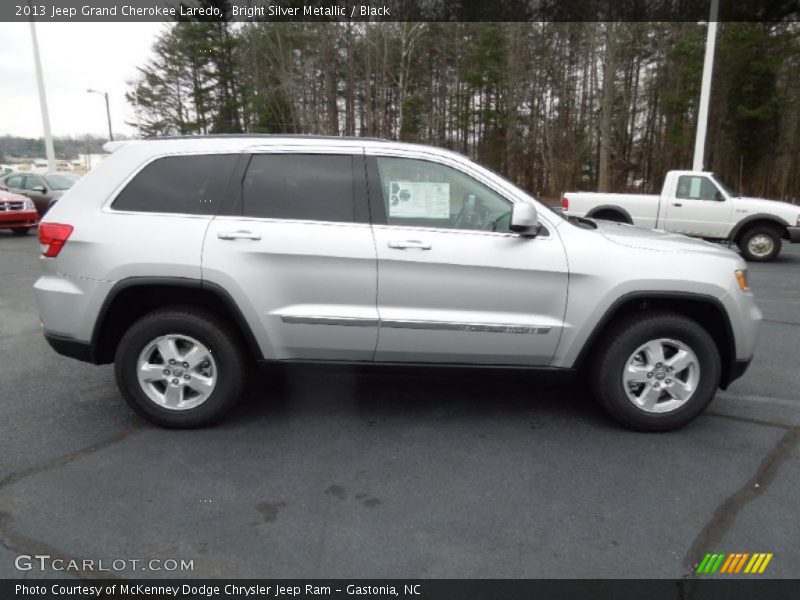 Bright Silver Metallic / Black 2013 Jeep Grand Cherokee Laredo