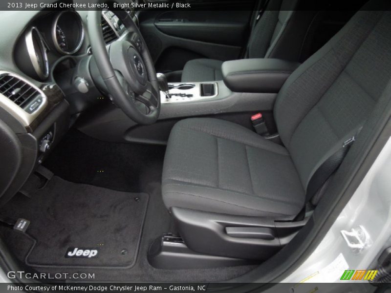 Bright Silver Metallic / Black 2013 Jeep Grand Cherokee Laredo