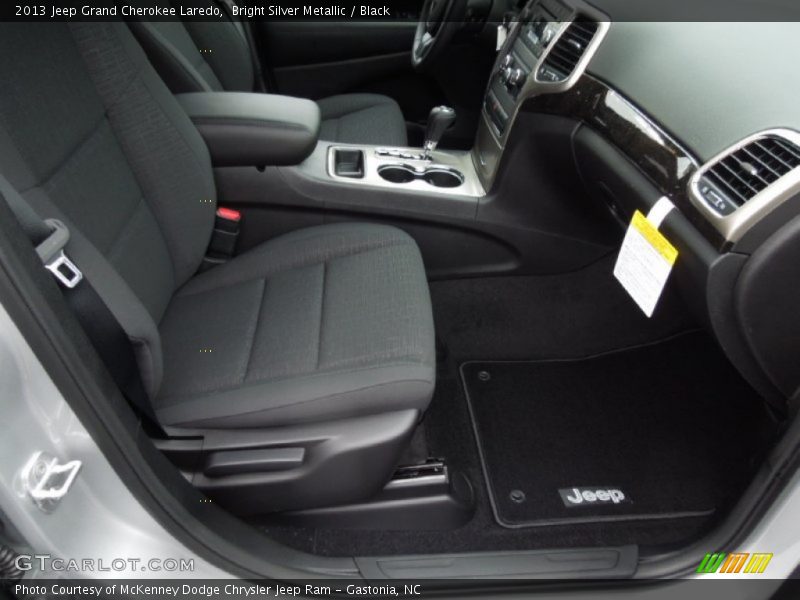 Bright Silver Metallic / Black 2013 Jeep Grand Cherokee Laredo