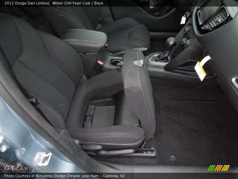 Winter Chill Pearl Coat / Black 2013 Dodge Dart Limited