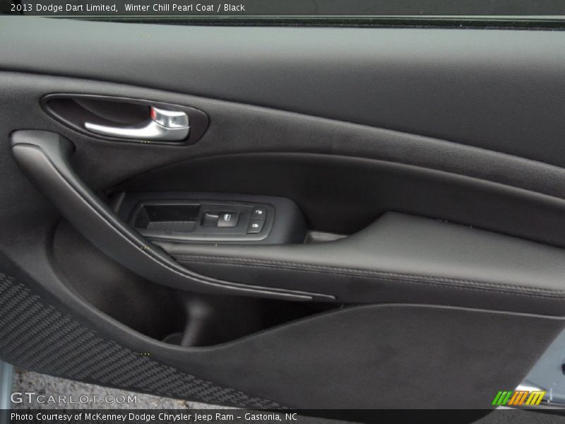 Winter Chill Pearl Coat / Black 2013 Dodge Dart Limited