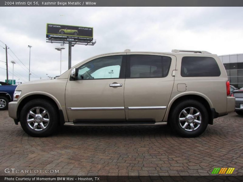 Kashmir Beige Metallic / Willow 2004 Infiniti QX 56