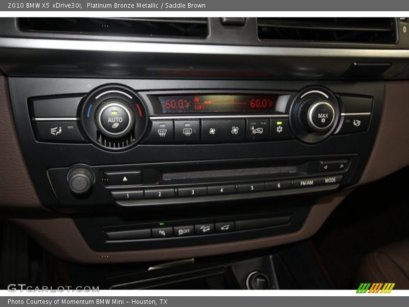 Platinum Bronze Metallic / Saddle Brown 2010 BMW X5 xDrive30i