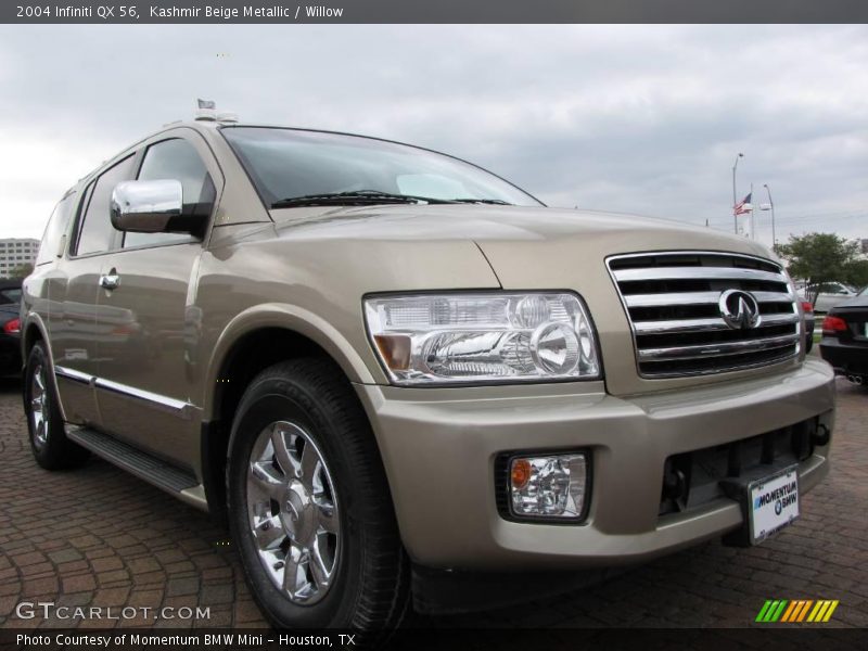 Kashmir Beige Metallic / Willow 2004 Infiniti QX 56
