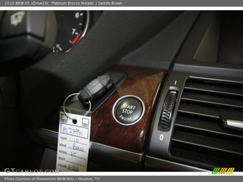 Platinum Bronze Metallic / Saddle Brown 2010 BMW X5 xDrive30i