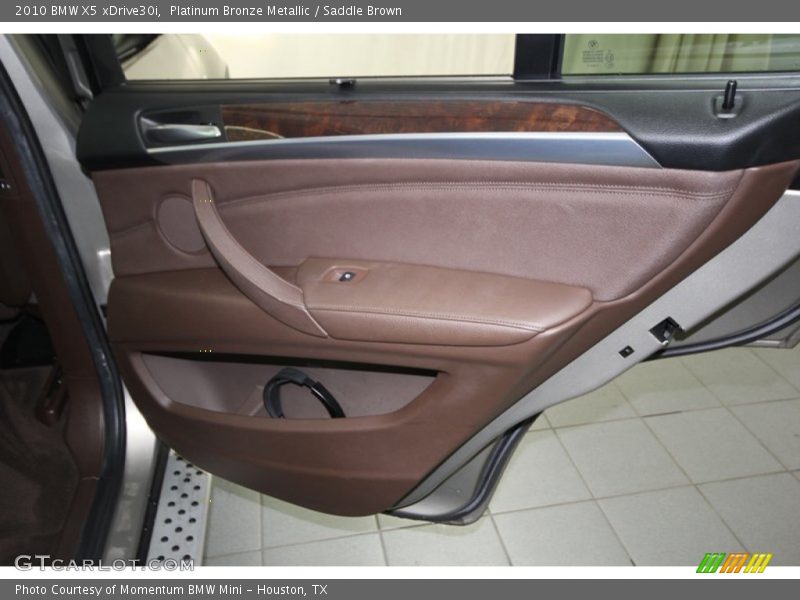 Platinum Bronze Metallic / Saddle Brown 2010 BMW X5 xDrive30i