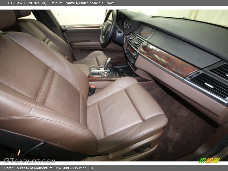Platinum Bronze Metallic / Saddle Brown 2010 BMW X5 xDrive30i