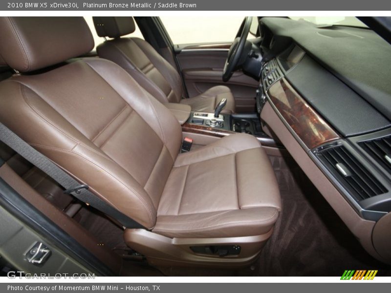 Platinum Bronze Metallic / Saddle Brown 2010 BMW X5 xDrive30i