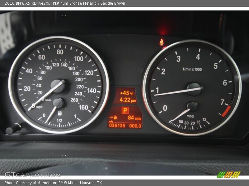 Platinum Bronze Metallic / Saddle Brown 2010 BMW X5 xDrive30i
