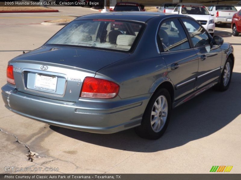 Celadon Green / Beige 2005 Hyundai Sonata GLS V6