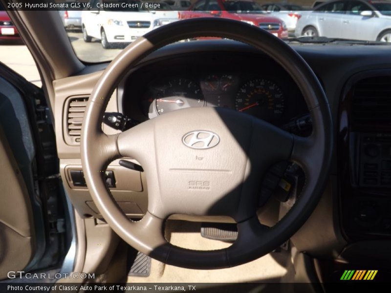 Celadon Green / Beige 2005 Hyundai Sonata GLS V6