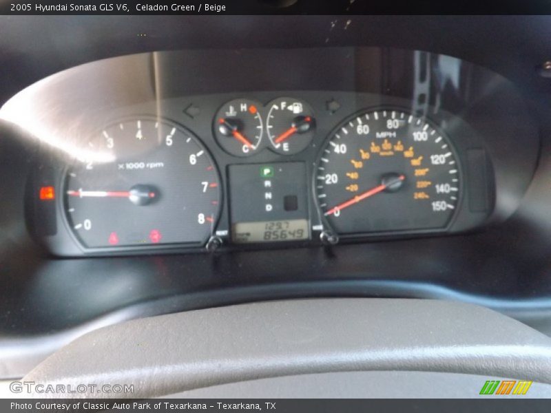 Celadon Green / Beige 2005 Hyundai Sonata GLS V6