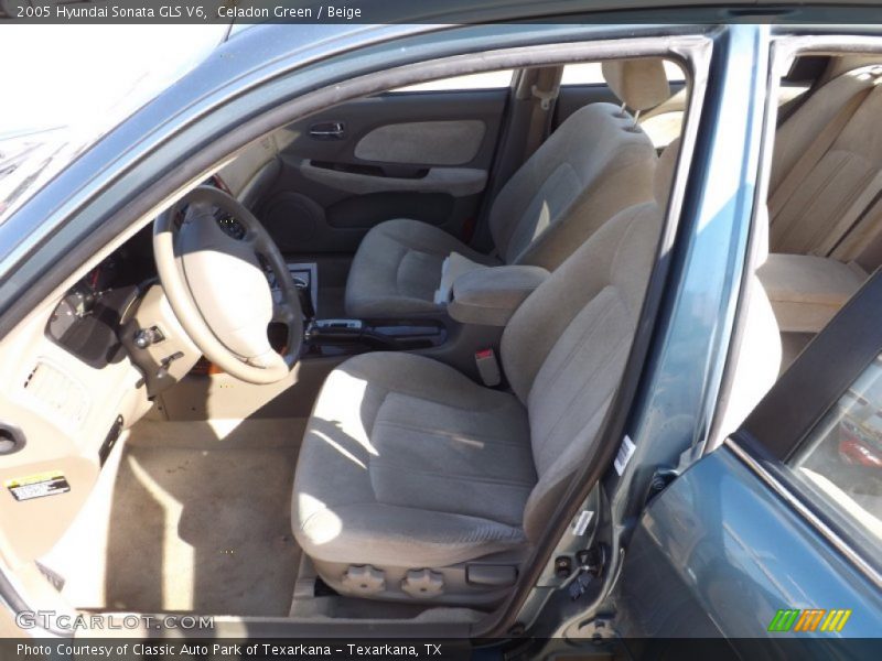 Celadon Green / Beige 2005 Hyundai Sonata GLS V6